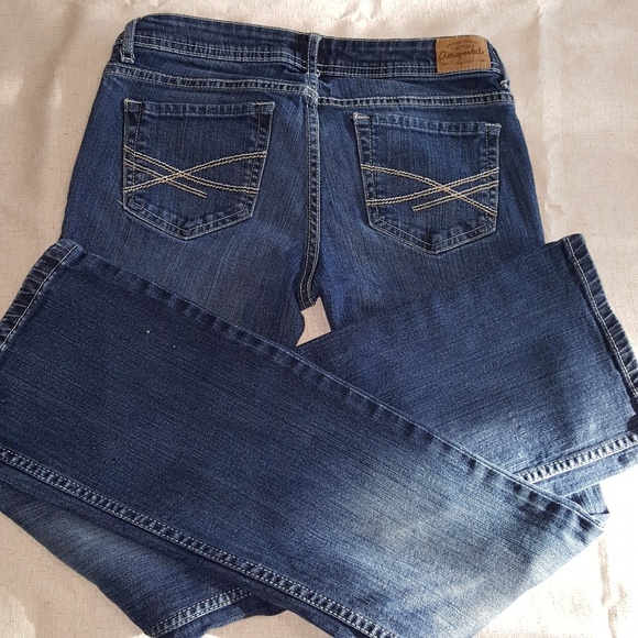 Aeropostale sz 5/6 reg Chelsea bootout stretch - Picture 2 of 5